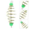 30pcs Luminous Carp Fishing Feeder Coil Inline Method Fishing Tackle Bait Thrower in- line Method Lures Cage Basket Accessories for Shrimp Carp Crab Fish view 4