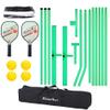 GAMESUN Complete Pickleball net Set for Outdoor, Indoor, Backyard use, Includes Metal Frame, 22 Feet PE net, Paddles, Balls,Carry Bag view 1