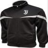 Icon Sports Soccer Track Jacket  Official Boy's World Football Club Team Casual Full Zip Up Active Youth Training Top (Juventus Striker/Black, YM) view 1