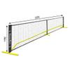 GAMESUN Complete Pickleball net Set for Outdoor, Indoor, Backyard use, Includes Metal Frame, 22 Feet PE net, Paddles, Balls,Carry Bag view 3