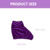 LIOOBO Ice Skate Boot Cover Purple: Polyester Skating Boot Cover Washable Skate Shoes Protector for Outdoor Skating 1 Pair view 2
