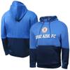 Icon Sports Mens Pullover Hoodie Official Soccer Football Club Team Casual Long Sleeve Sweatshirt Sports Active Top (Cruz Azul Horizon/Blue, XX-Large) view 4