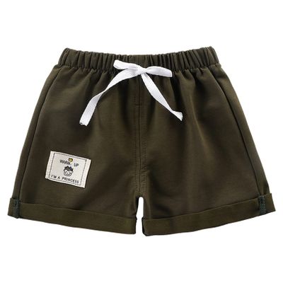 ACSUSS Baby Boy Girl Basketball Jersey Shorts Elastic Waistband Bottoms Drawstring Jogger Pants Green 9-12 Months
