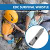 WANERSEN Titanium Emergency Survival Whistle with Necklace, Safety Whistle Loud Up to 120 Decibels for Emergency Survival, Life Saving, Camping, Hiking, Hunting and Pet Training view 2