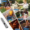 WANERSEN Titanium Emergency Survival Whistle with Necklace, Safety Whistle Loud Up to 120 Decibels for Emergency Survival, Life Saving, Camping, Hiking, Hunting and Pet Training view 3