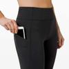 PHISOCKAT High Waist Yoga Pants Women with Pockets, Leggings for Women Tummy Control, Workout Leggings Capris (Black) view 2