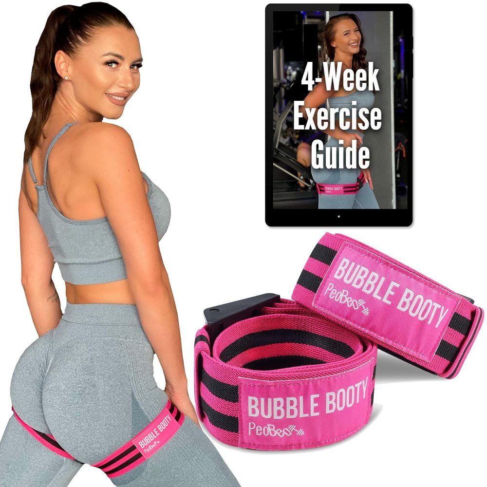 2 Pack Blood Flow Restriction Bands for Women  Booty, Legs & Glutes Workout | BFR Occlusion Bands for Squats, Glute Training, and Resistance Workouts