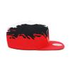 Mitchell & Ness Men's Miami Heat Hardwood Classics Paintbrush Snapback Cap, White/Red view 2
