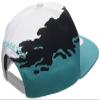 Mitchell & Ness Men's San Antonio Spurs Hardwood Classics Paintbrush Snapback Cap, White/Teal view 2