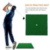LIOOBO Golf Training Equipment 2pcs Hitting Mat Indoor Golf Practice Pad Nylon Grass Easy to Clean view 4