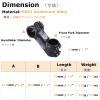 YAPJEB 31.8 Handlebar Stem Riser 35 Degree Bike Stem 70mm 80mm 90mm Bicycle Stem MTB Stem for Mountain Bike Road Bike BMX MTB (31.8 x 70mm) view 2
