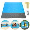Beach Blanket Sandproof 82" x 79" Extra Large Beach Mat Outdoor Picnic Blanket Compact Lightweight Waterproof Quick Drying Picnic Mat for Adults Travel Camping Hiking Music Festivals view 4