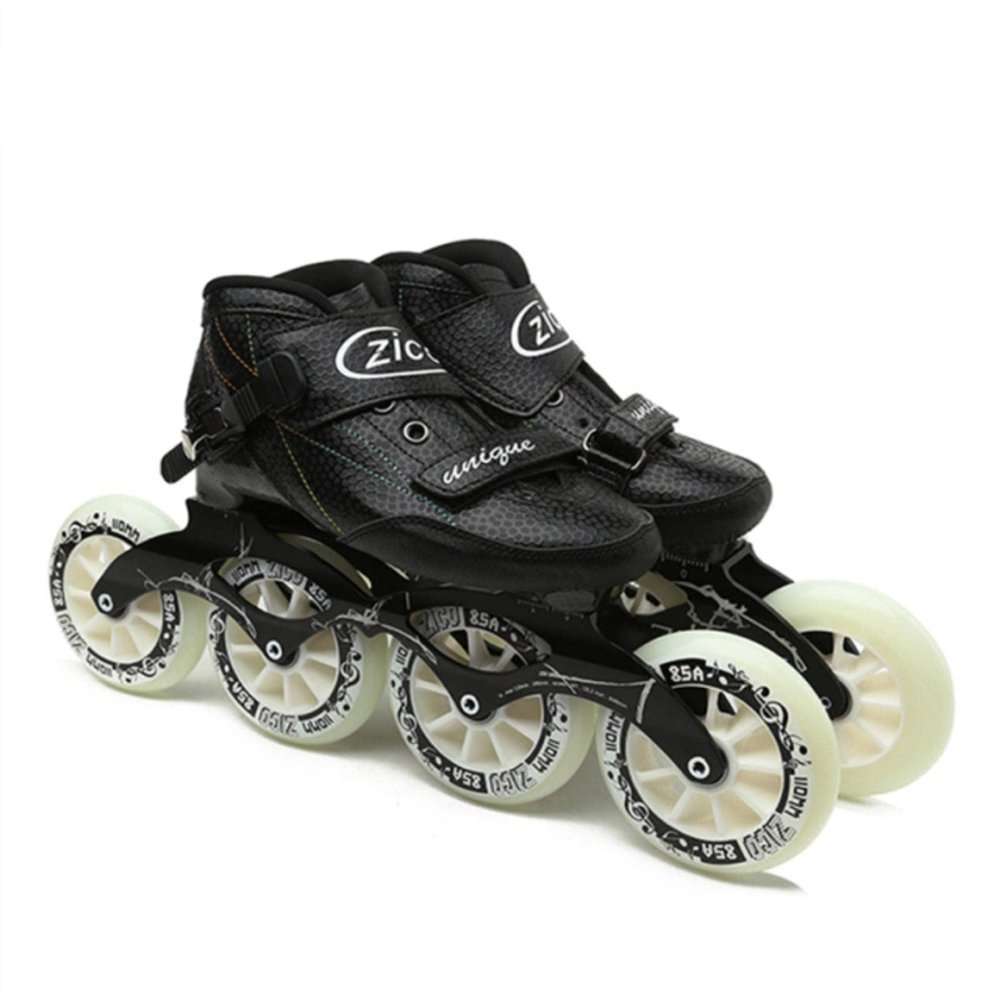 NC Outdoor Speed Racing Long Street Trace Asphalt Road Inline Speed Skates Shoes Carbon Fiber Adults Kids Sport Roller Patines E U48