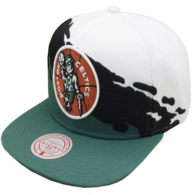 Mitchell & Ness Boston Celtics Paintbrush Snapback HWC and Cap Kappe Basecap Multicoloured