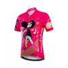 Cycling Jersey Kids Bicycle Top Children Bike MTB Shirt Boy Girl Mountain Road Clothing Racing Riding Clothes Cycle Biking Biker Uniform Red S view 1