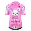 Cycling Jersey Kids Bicycle Top Children Bike MTB Shirt Boy Girl Mountain Road Clothing Racing Riding Blouse Cycle Biking Biker Outfits Rabbit XL view 1