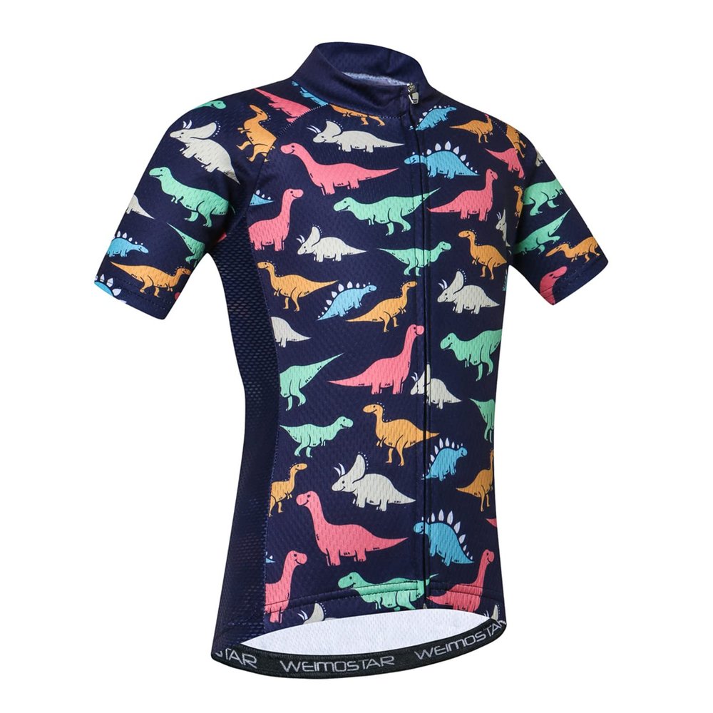 Cycling Jersey Kids Bicycle Top Children Bike MTB Shirt Boy Girl Mountain Road Clothing Racing Riding Blouse Cycle Biking Biker Outfits Purple XL