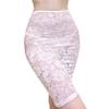 Linjinx Women's Micro Mini Hip Skirt Lace Semi Transparent Bodycon Short Skirt Sheer Stretchy Ultrashort Skirts White B One Size view 1