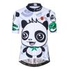 Cycling Jersey Kids Bicycle Top Children Bike MTB Shirt Boy Girl Mountain Road Clothing Racing Riding Clothes Summer Short Sleeve White L view 1