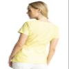 Tooniforms Women Scrubs Top Shaped V-Neck Print TF772, XXS, Under The Rainbow view 2