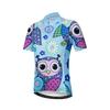 Cycling Jersey Kids Bicycle Top Children Bike MTB Shirt Boy Girl Mountain Road Clothing Racing Riding Clothes Summer Short Sleeve Blue M view 1