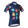 Cycling Jersey Kids Bicycle Top Children Bike MTB Shirt Boy Girl Mountain Road Clothing Racing Riding Blouse Cycle Biking Biker Outfits Sports Blue L view 1