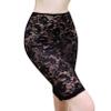 Linjinx Women's Micro Mini Hip Skirt Lace Semi Transparent Bodycon Short Skirt Sheer Stretchy Ultrashort Skirts Black B One Size view 1