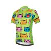 Cycling Jersey Kids Bicycle Top Children Bike MTB Shirt Boy Girl Mountain Road Clothing Racing Riding Blouse Cycle Biking Biker Outfits Green Pink XL view 1