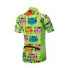 Cycling Jersey Kids Bicycle Top Children Bike MTB Shirt Boy Girl Mountain Road Clothing Racing Riding Blouse Cycle Biking Biker Outfits Green Pink XL view 2