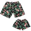 Family Swimsuits Matching Set Print Bikini Swim Trunks Bathing Suit Girls 2-3T Green view 3