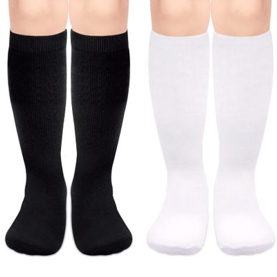 Youth Soccer Socks Toddler Knee High Socks for Girls Knee High Socks Boys Soccer Socks Kids Socks Youth Baseball Socks