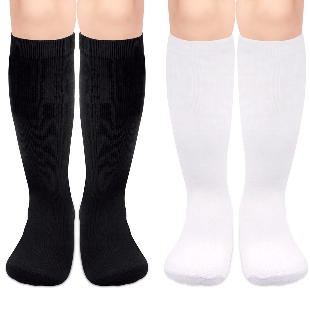 Youth Soccer Socks Toddler Knee High Socks for Girls Knee High Socks Boys Soccer Socks Kids Socks Youth Baseball Socks