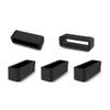 6 Pcs Watch Band Loop Holder Keeper for Resin Belt, Replacement Fastener Rings for Silicone Leather Rubber Watch Strap, Durable Fastener Retainer Size(22mm) view 3
