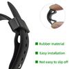 6 Pcs Watch Band Loop Holder Keeper for Resin Belt, Replacement Fastener Rings for Silicone Leather Rubber Watch Strap, Durable Fastener Retainer Size(22mm) view 4