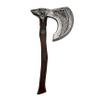 LOOYAR PU Foam Wolf Totem Viking Shield Axe Toy Props for Berserker Warrior Knight Costume Battle Play Halloween Cosplay LARP (Axe S) view 1
