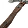 LOOYAR PU Foam Wolf Totem Viking Shield Axe Toy Props for Berserker Warrior Knight Costume Battle Play Halloween Cosplay LARP (Axe S) view 3