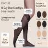 Berkshire Plus Size All Day Sheer Knee Highs - Sandalfoot - 3 Pack - 6729 view 2