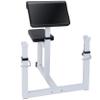 HSM Preacher Curl Weight Bench Max load 450lbs Strength Training Seated Arm Isolated Barbell Dumbbell Biceps Station Home Gym view 1