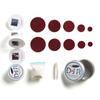 KIT-in-A-TIN - Repair Patches and Goose Down Top-Up for Down Jackets and Sleeping Bags (Burgundy) view 2