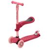 Retrospec Chipmunk Plus 3-Wheel Kids Scooter with LED Light-Up Wheels & Foldable Seat - Adjustable Height 26.5-31.5in, Toys for 3 Year Old Boys & Girls, Safe Non-Slip Deck view 1