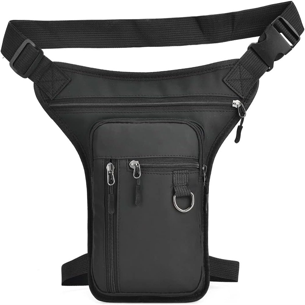 XUELILEU Drop Leg Bag for Men Military Tactical Thigh Pack Pouch Multifunctional Tactical Package Outdoor Hiking Thigh Bag