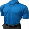 Smitty Men's Collegiate Softball Body Flex Short Sleeve Umpire Shirt (XX-Large, Bright Blue/Midnight Navy) view 1