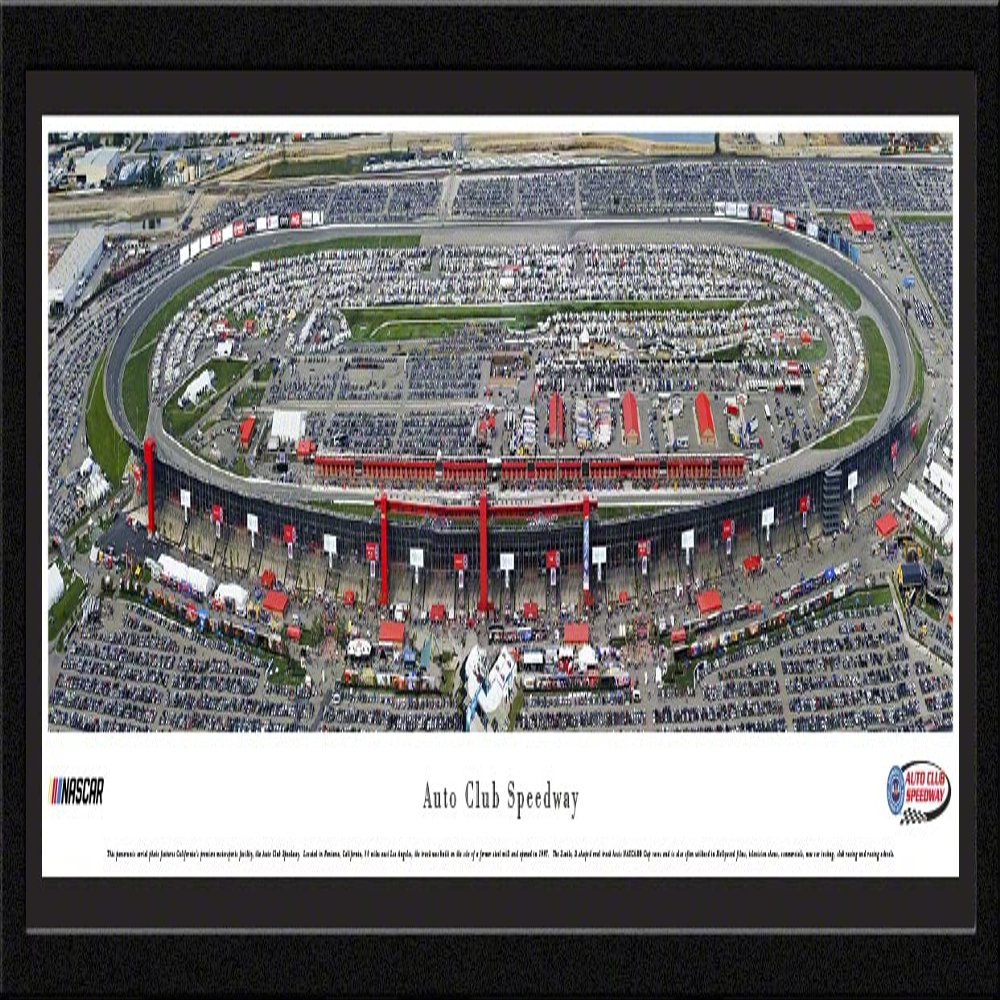 Auto Club Speedway - 42x15.5-inch Single Mat, Select Framed Picture by Blakeway Panoramas