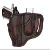 1791 Gunleather G43 Holster, OWB Leather Gun and Mag Holster for Belts. Compatible with Glock 43, Ruger LC9, SR22, Kimber Micro, Hellcat OSP and Others. Vintage Brown view 2