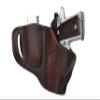 1791 Gunleather G43 Holster, OWB Leather Gun and Mag Holster for Belts. Compatible with Glock 43, Ruger LC9, SR22, Kimber Micro, Hellcat OSP and Others. Vintage Brown view 4