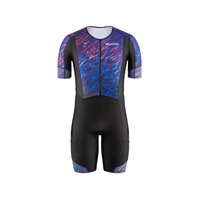 SUGOi Men's RPM Aero Tri Suit (Meteor Shower, XX-Large)