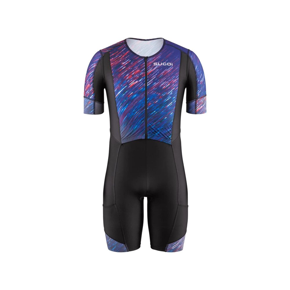 SUGOi Men's RPM Aero Tri Suit (Meteor Shower, XX-Large)
