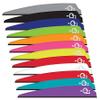 Q2i Fusion X-II Target Archery Vanes - Ultra-Lightweight with Tri-Fusion Vane Adhesion Technology for Archery Arrows Premium Arrow Fletching & Accessories for Archers - 4" N Orange 100pk view 2