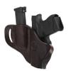 1791 Gunleather G43 Holster, OWB Leather Gun and Mag Holster for Belts. Compatible with Glock 43, Ruger LC9, SR22, Kimber Micro, Hellcat OSP and Others. Signature Brown view 4