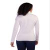 Spyder Women's Baselayer Zip T-Neck, White, Small view 2